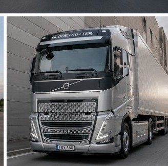 Volvo Globetrotter cab close-up